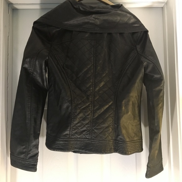 Faux leather Moto Jacket - Picture 4 of 7
